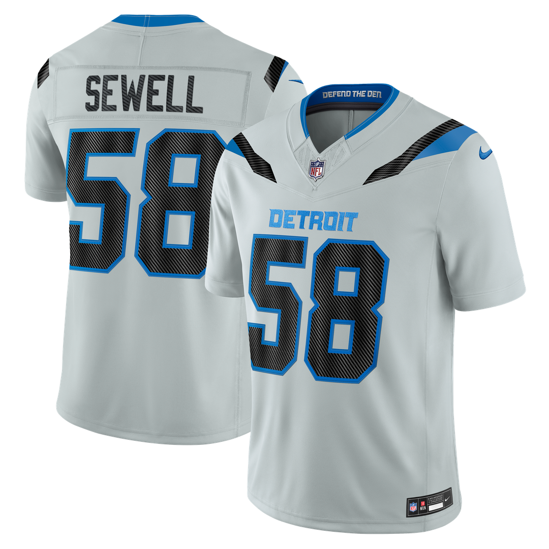 Detroit Lions Penei Sewell Nike Silver 2026 Rivalries product image 1
