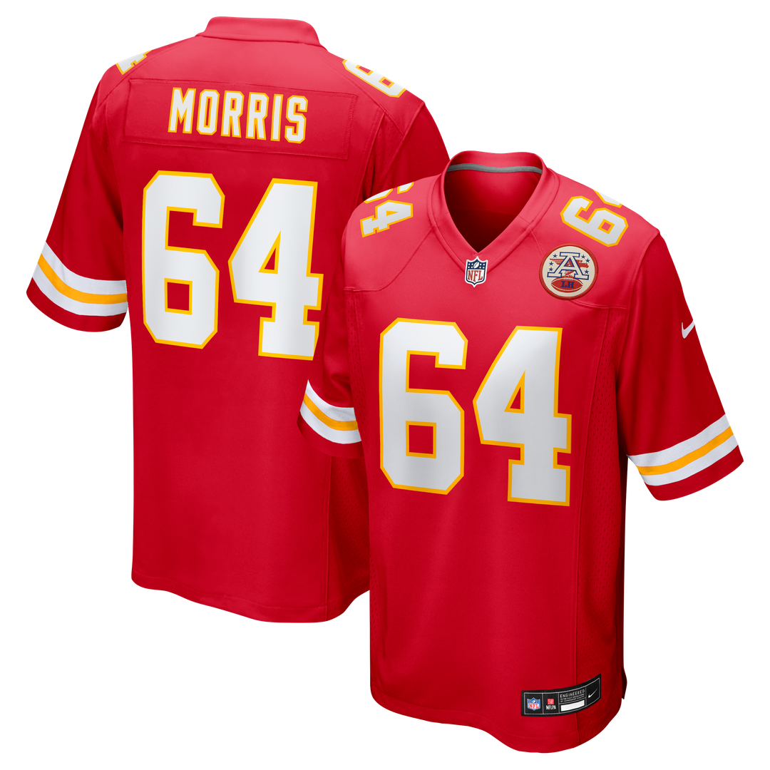Kansas City Chiefs Wanya Morris Nike Red Game Jersey product image 1