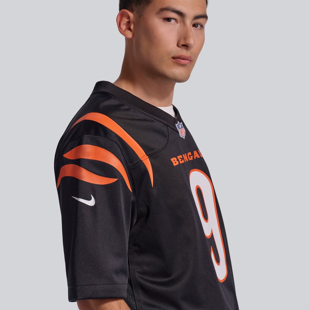 Cincinnati Bengals Joe Burrow Nike Black Game Jersey product image 9