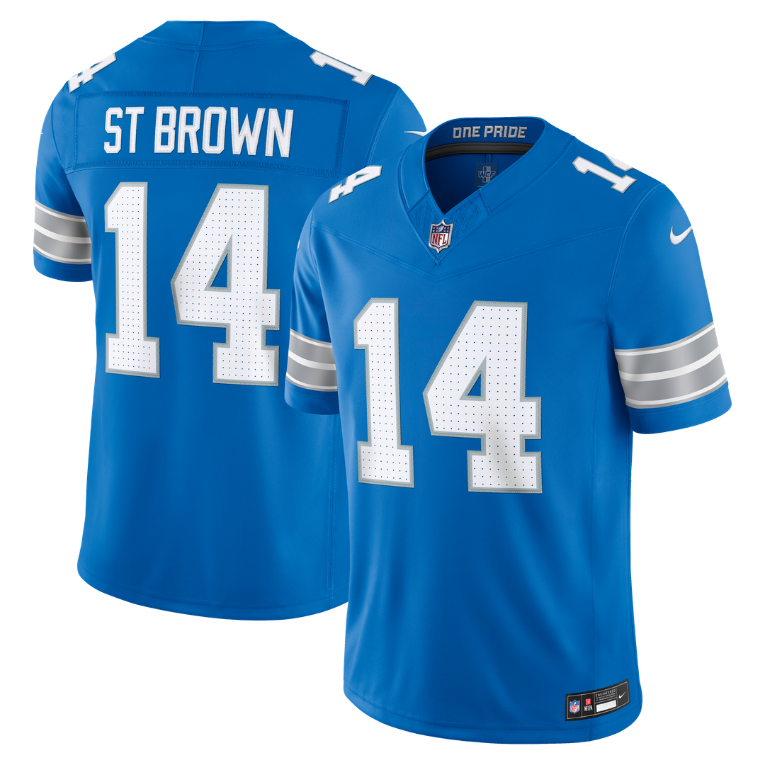 Detroit Lions Amon - Ra St. Brown Nike Blue Team Vapor FUSE product image 1