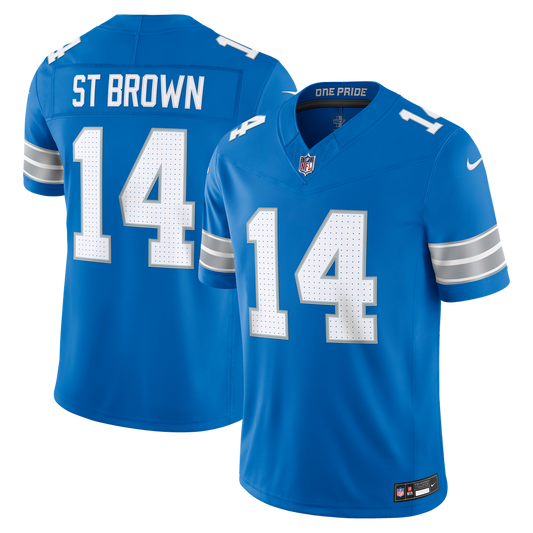 Detroit Lions Amon - Ra St. Brown Nike Blue Team Vapor FUSE product image 1
