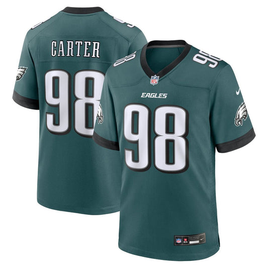 Philadelphia Eagles Jalen Carter Nike Midnight Green Game product image 1