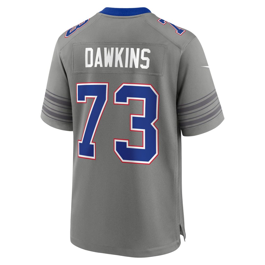 Buffalo Bills Dion Dawkins Nike Gray Nickel City Game Jersey product image 6