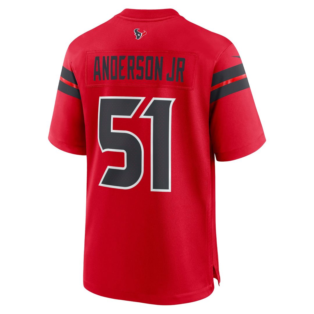 Houston Texans Will Anderson Jr. Nike Red Alternate Game product image 3