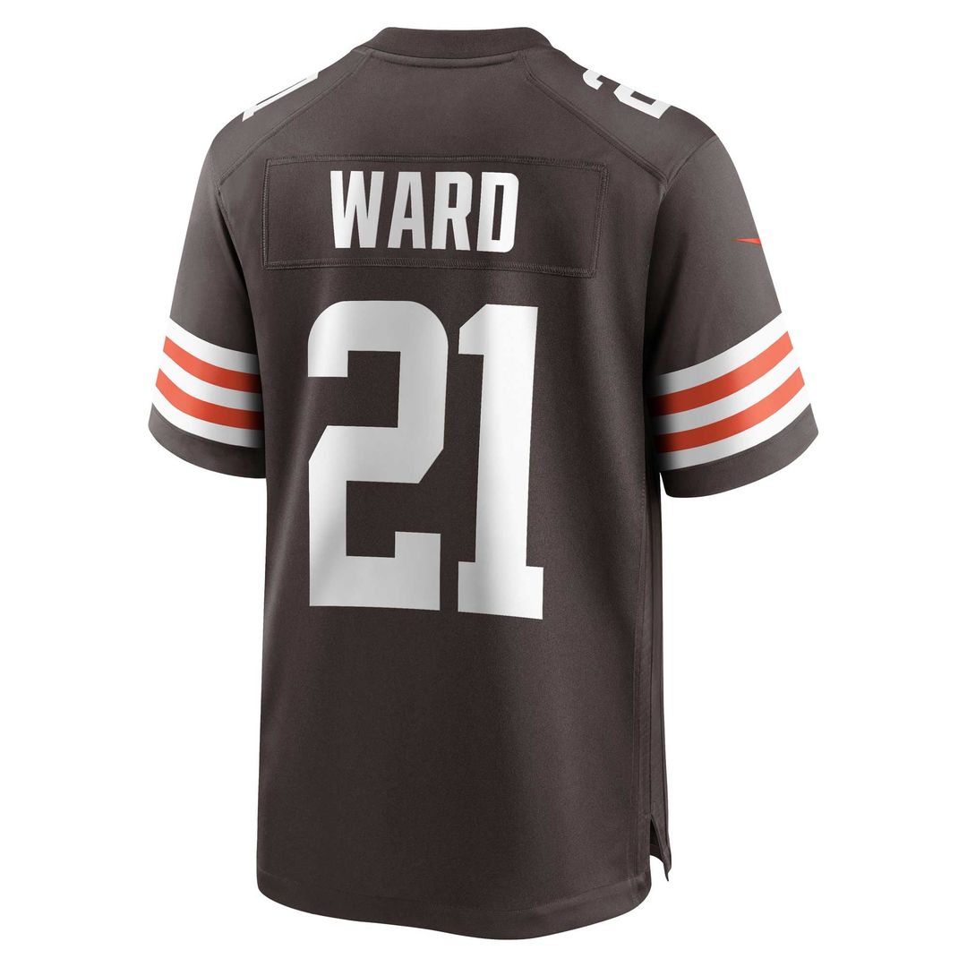 Cleveland Browns Denzel Ward Nike Brown Game Jersey product image 3