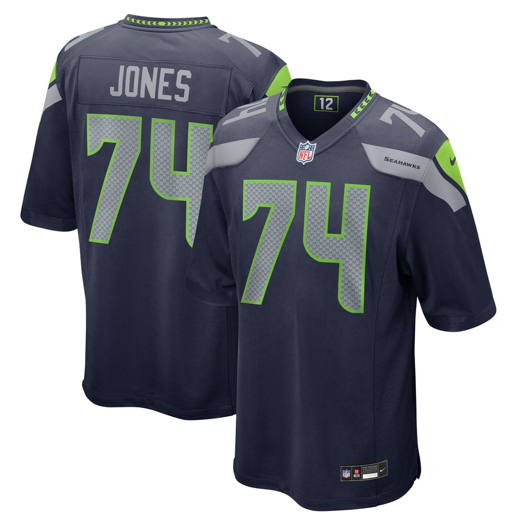 Seattle Seahawks Josh Jones Nike College Navy Game Jersey product image 1