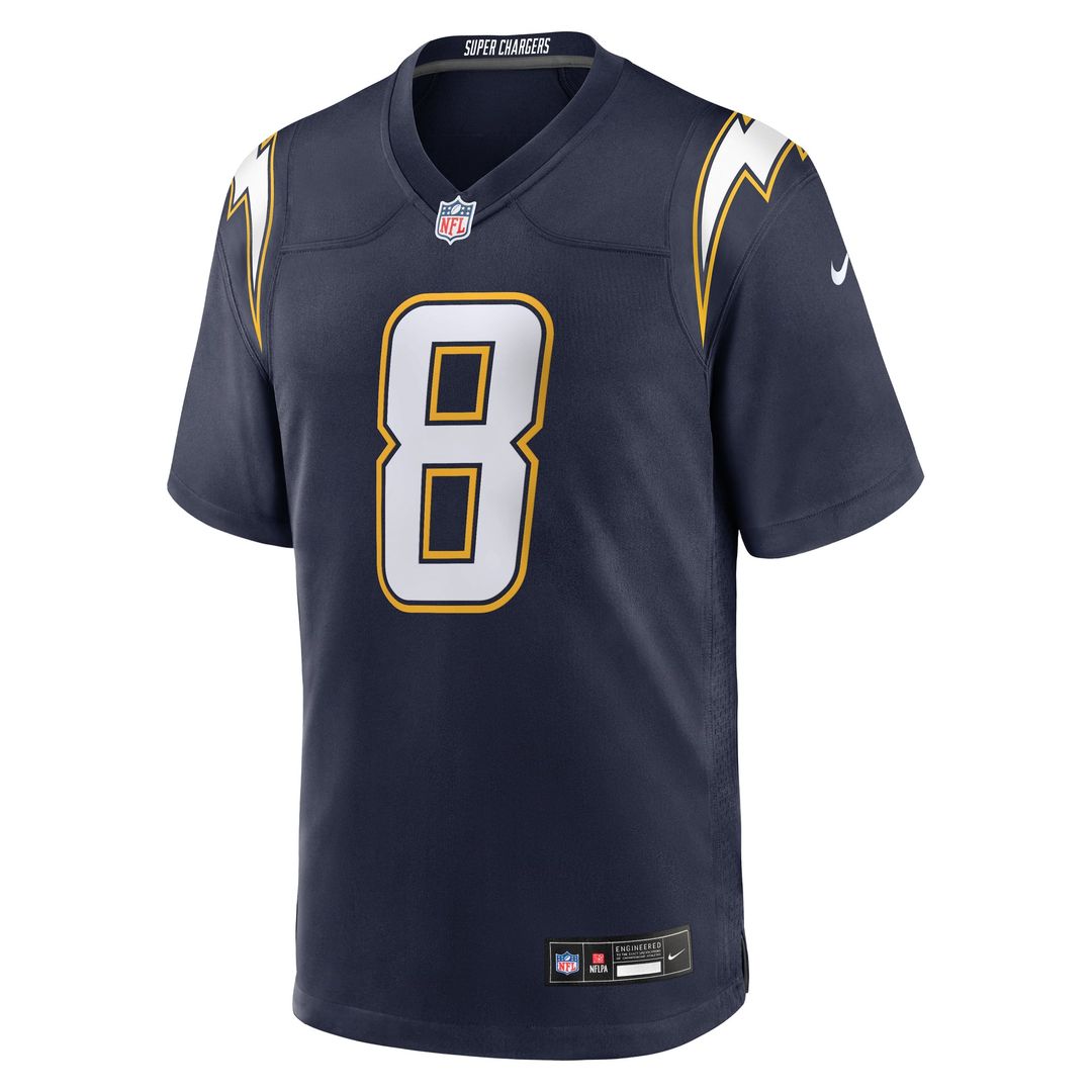 Los Angeles Chargers Omarion Hampton Nike Powder Blue Game product image 15