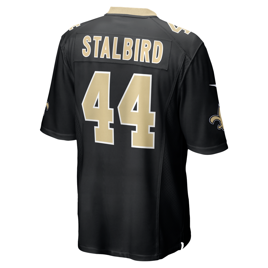 New Orleans Saints Isaiah Stalbird Nike Black Game Jersey product image 3