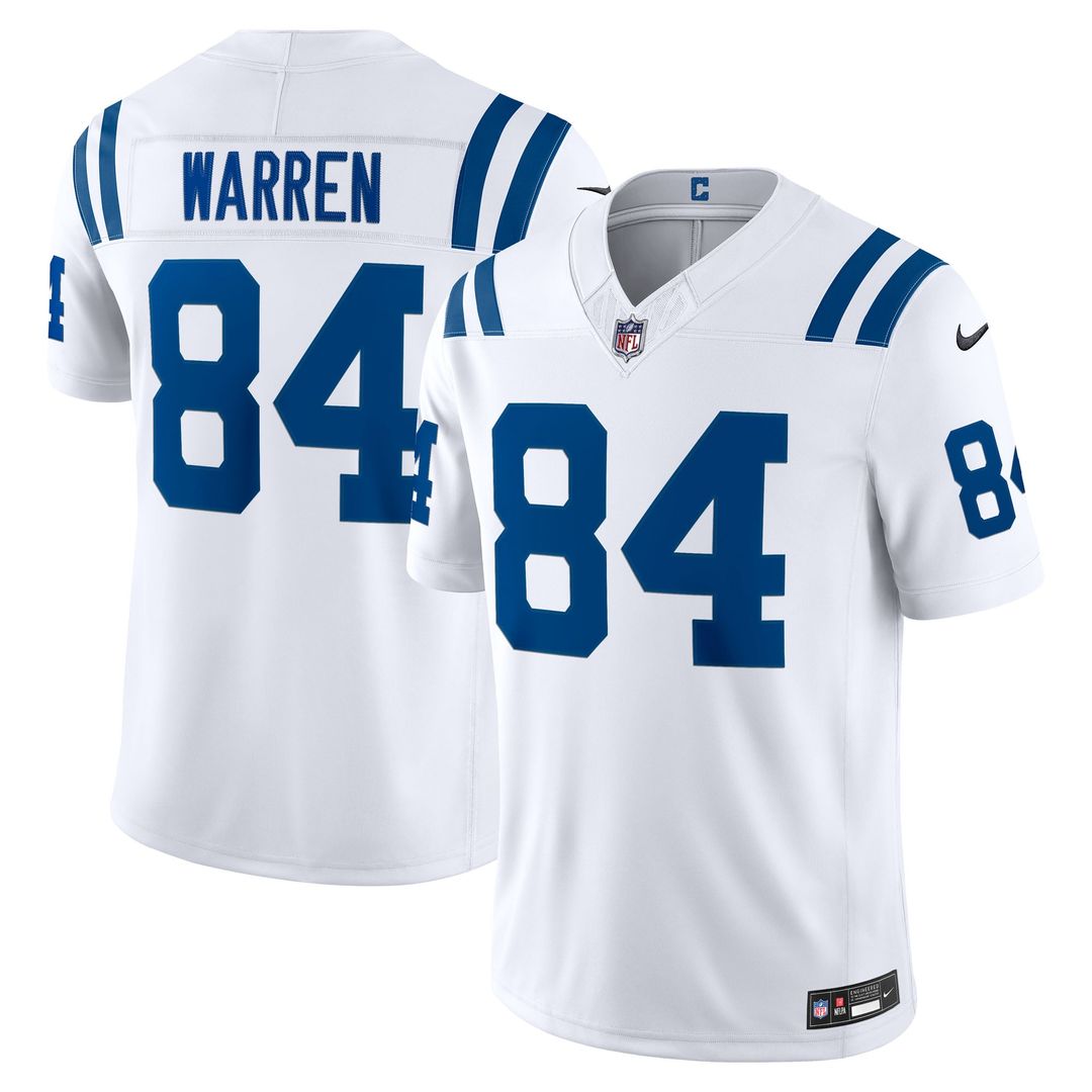 Indianapolis Colts Tyler Warren Nike White Vapor FUSE product image 1