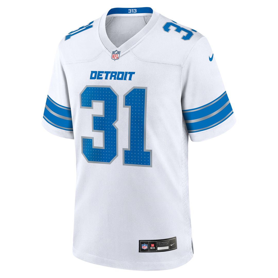 Detroit Lions Kerby Joseph Nike White Game Jersey product image 2