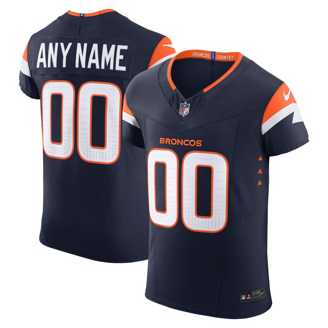 Denver Broncos Nike Navy Alternate Vapor FUSE Elite Custom product image 4