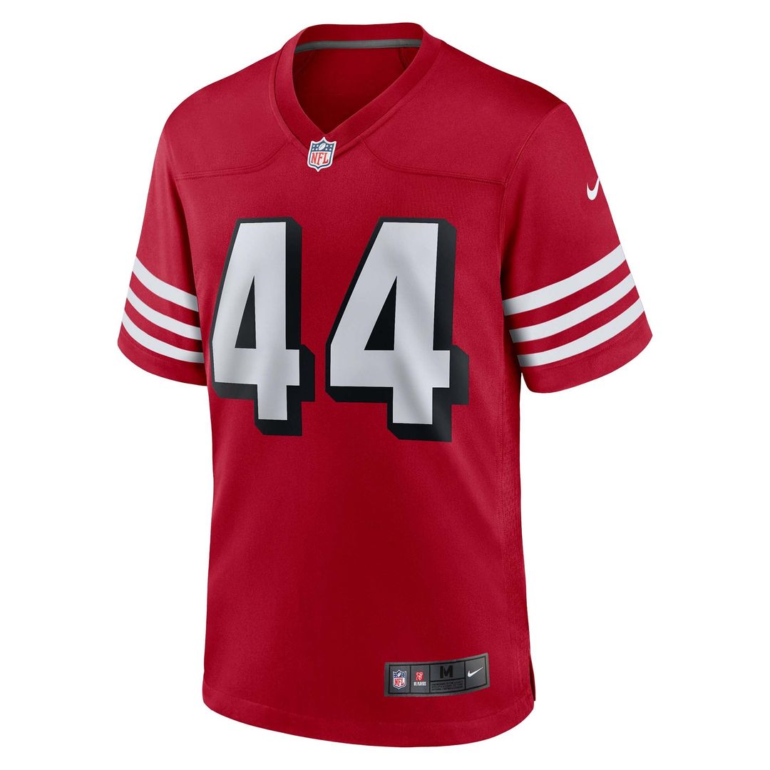 San Francisco 49ers Kyle Juszczyk Nike Scarlet Alternate product image 2