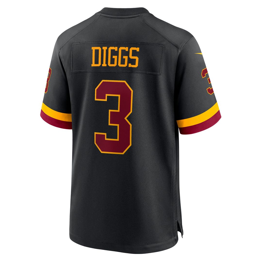 Washington Commanders Stefon Diggs Nike Black Alternate product image 3