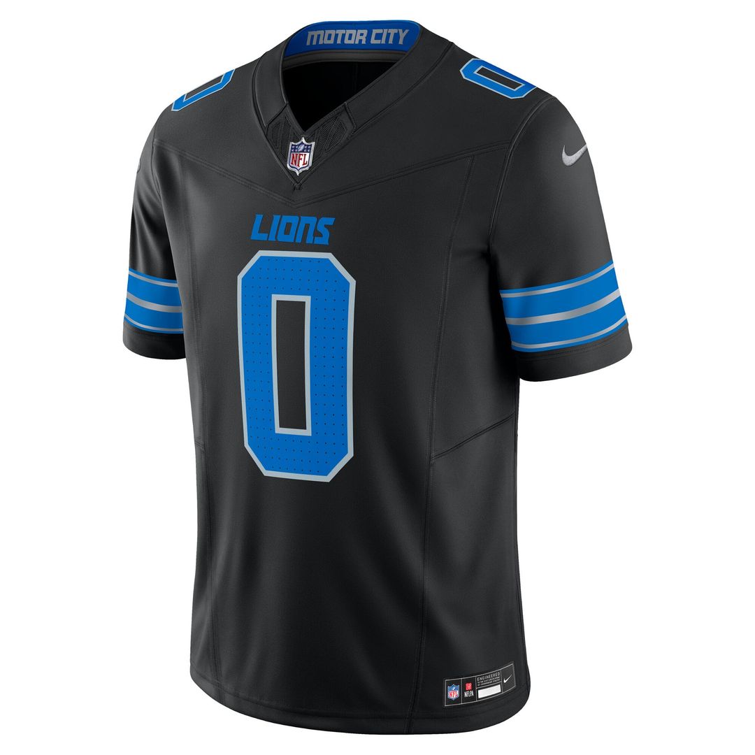 Detroit Lions Jahmyr Gibbs Nike Black 2nd Alternate Vapor product image 2