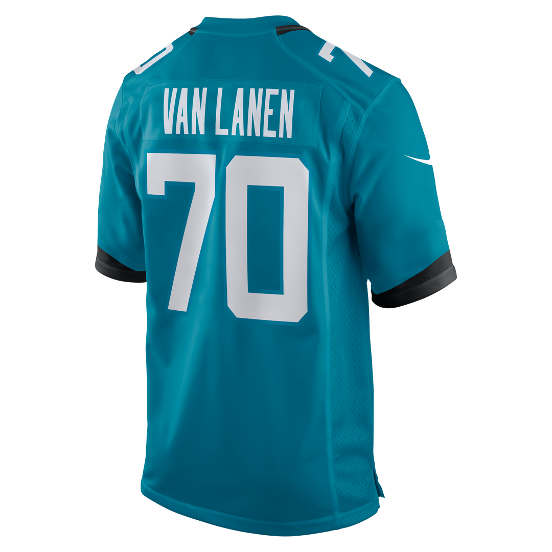 Jacksonville Jaguars Cole Van Lanen Nike Teal Game Jersey product image 3