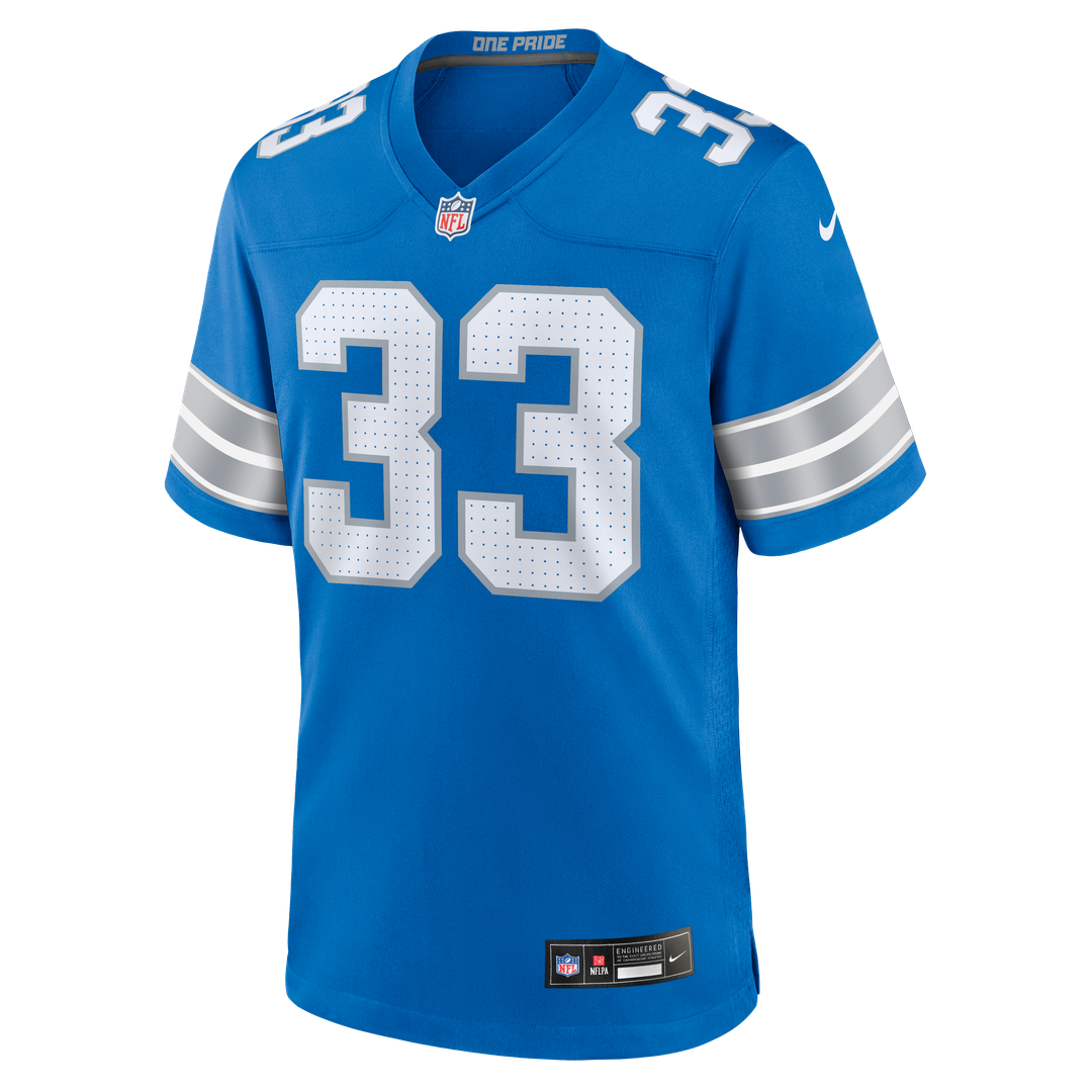 Detroit Lions Sione Vaki Nike Blue Game Jersey product image 2