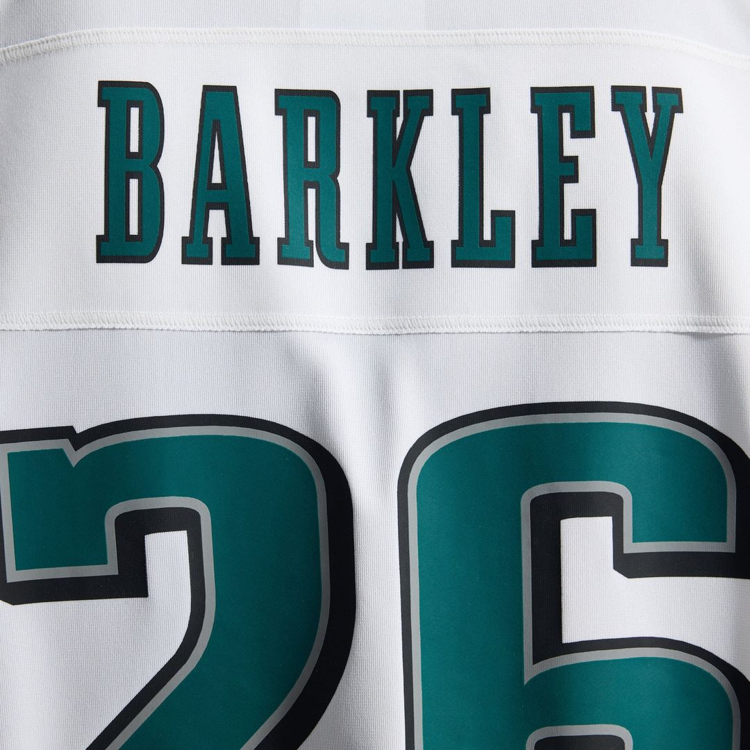 Philadelphia Eagles Saquon Barkley Nike White Game Jersey product image 12