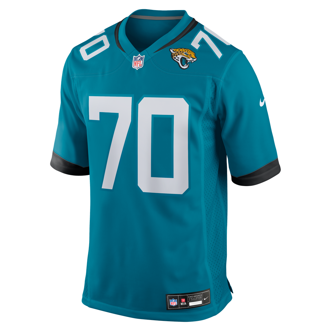 Jacksonville Jaguars Cole Van Lanen Nike Teal Game Jersey product image 2