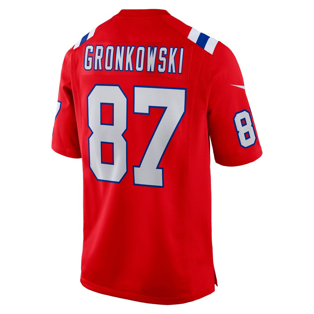 New England Patriots Rob Gronkowski Nike Red Alternate product image 9