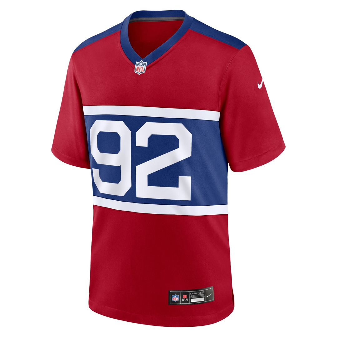 New York Giants Michael Strahan Nike Century Red Alternate product image 2