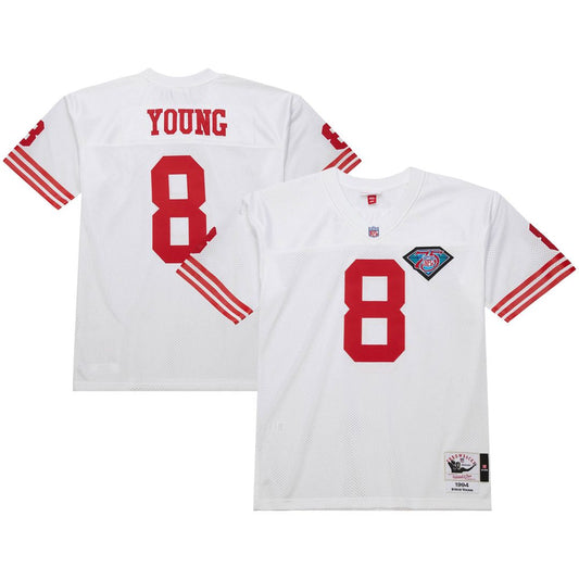 San Francisco 49ers 1994 Steve Young Mitchell & Ness White product image 1