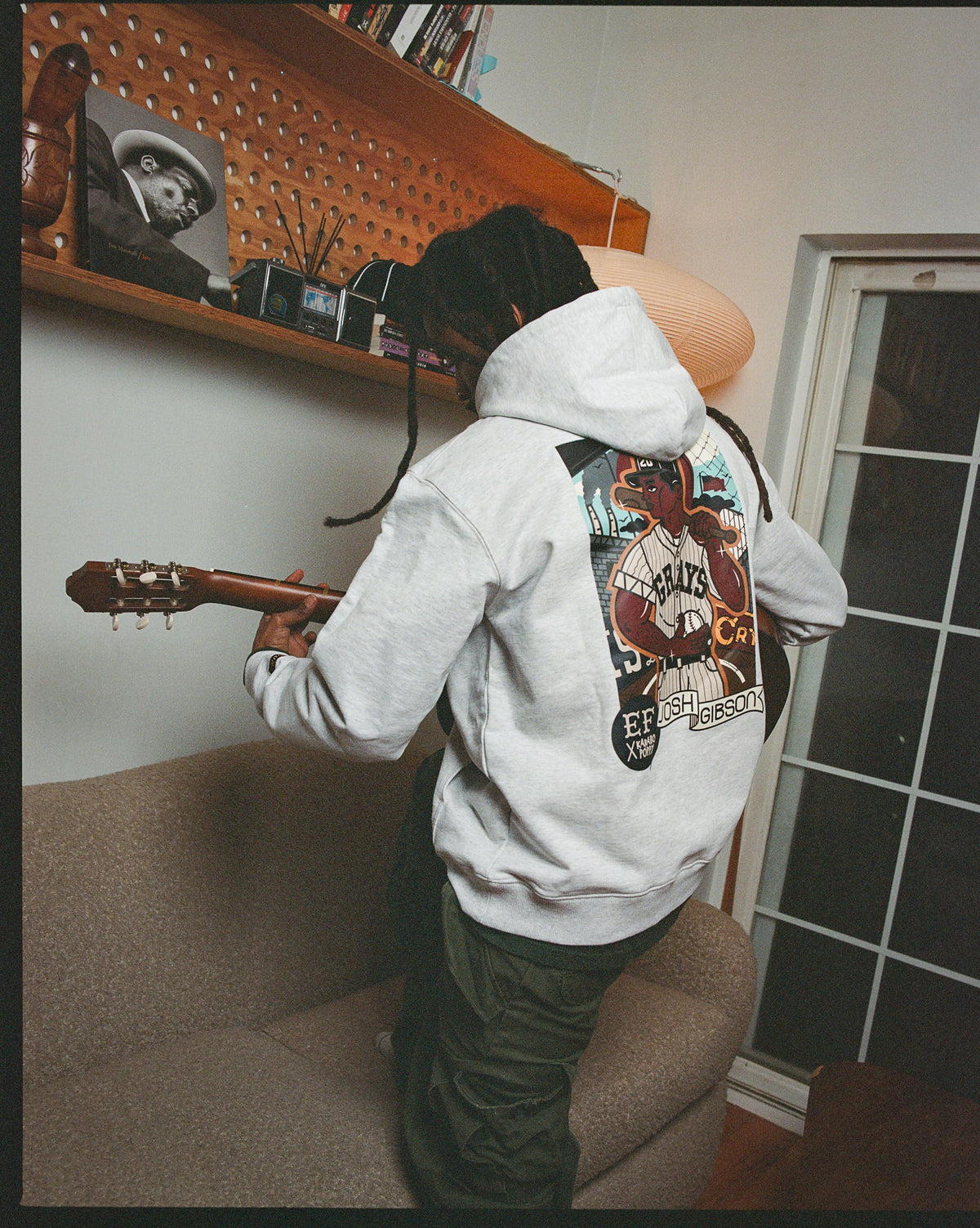 Karabo Poppy x Ebbets Field Josh Gibson Heavyweight Cotton Pullover Hoodie product image 3, provided for visual reference