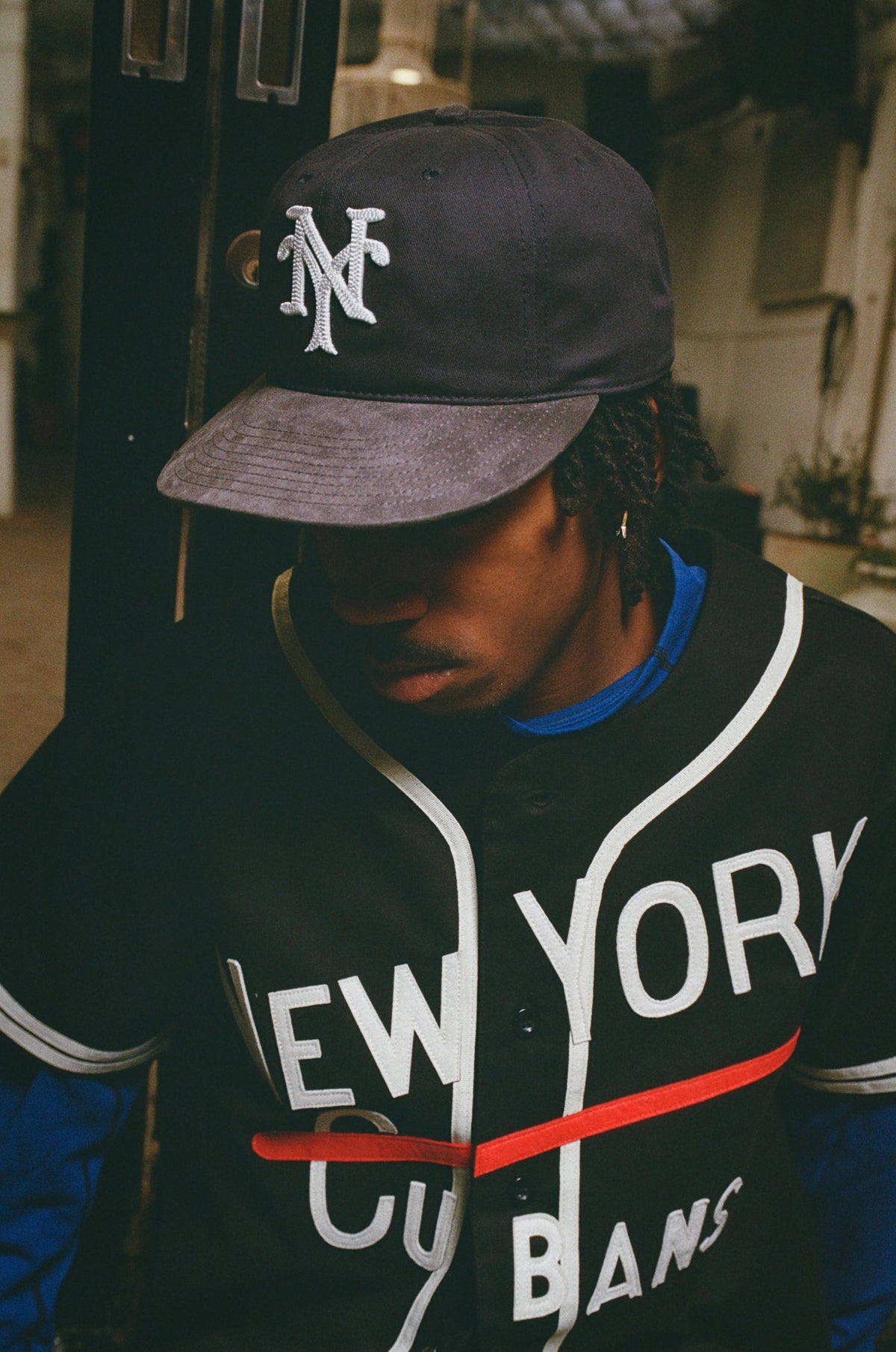 New York Cubans Cotton Twill Baseball Jersey product image 3, provided for visual reference and product detail review