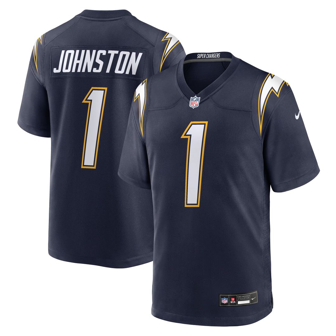 Los Angeles Chargers Quentin Johnston Nike Navy Alternate product image 1