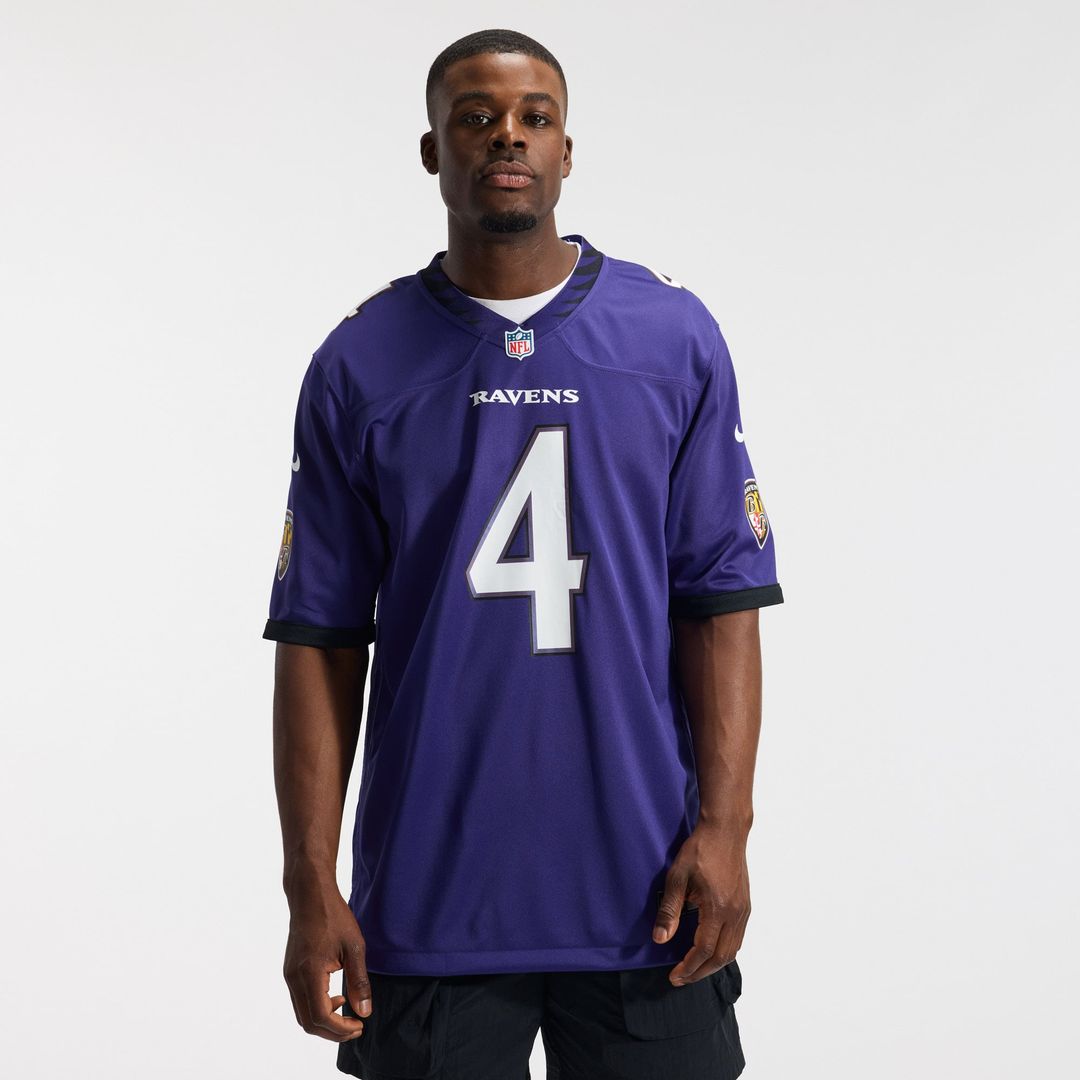 Baltimore Ravens Zay Flowers Nike Purple Game Jersey product image 2