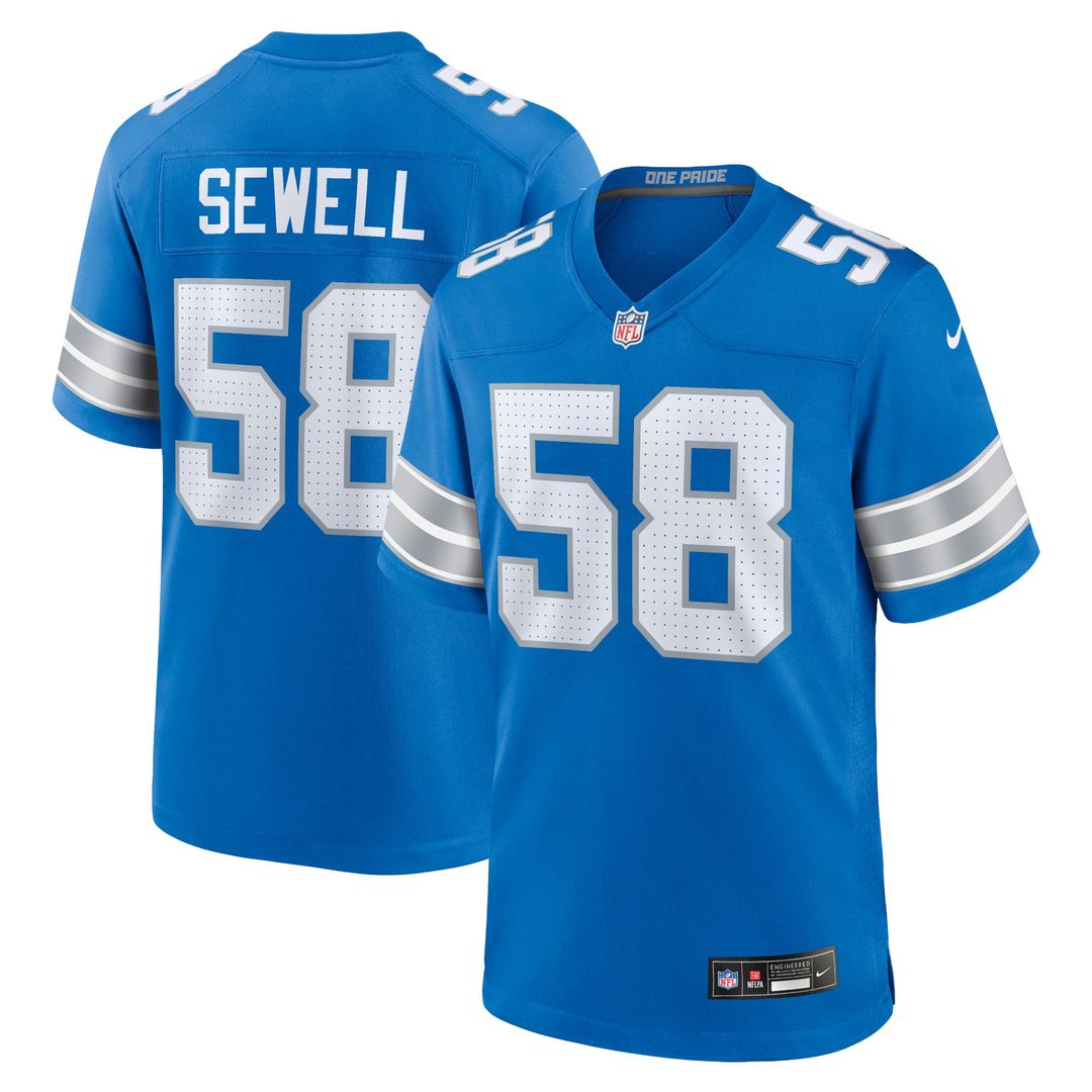 Detroit Lions Penei Sewell Nike Black 2nd Alternate Game product image 16
