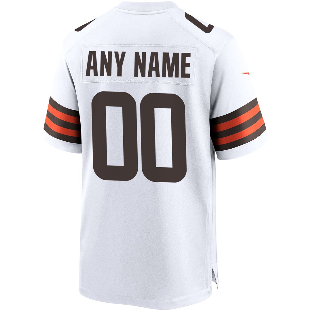 Cleveland Browns Nike White Custom Jersey product image 6