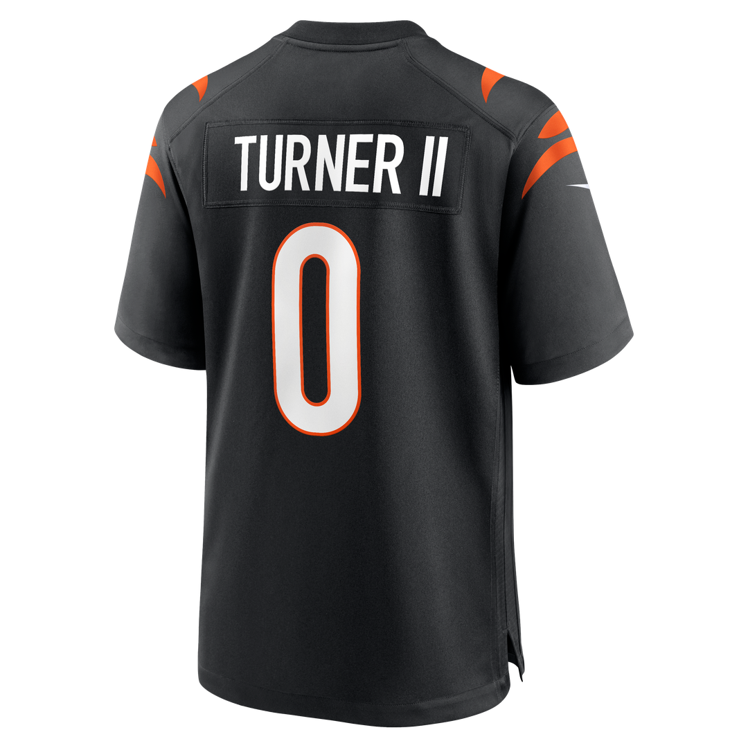 Cincinnati Bengals DJ Turner II Nike Black Game Jersey product image 5