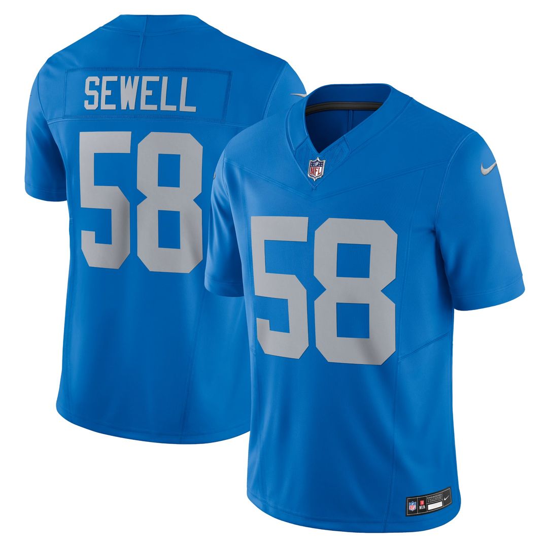Detroit Lions Penei Sewell Nike Blue Vapor FUSE Alternate product image 1