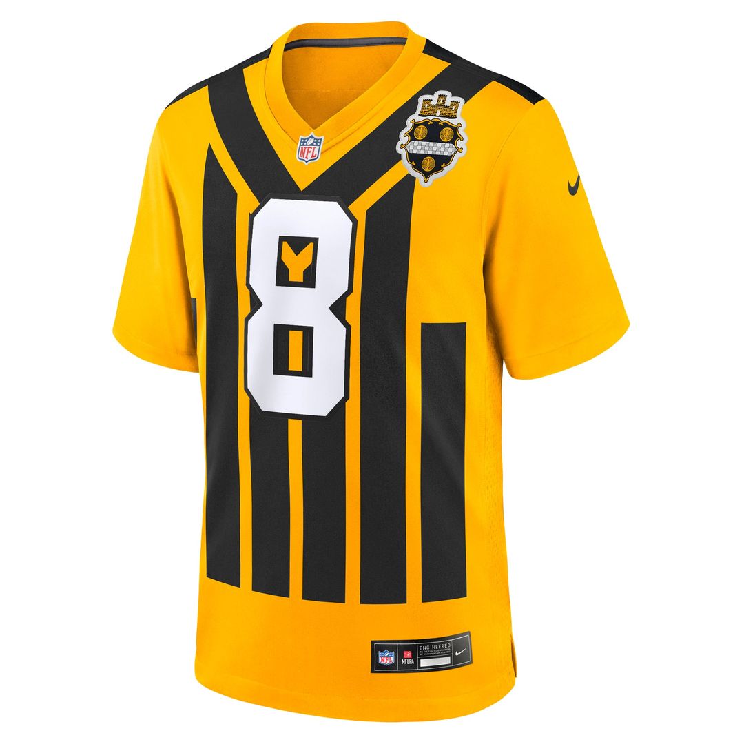 Pittsburgh Steelers Aaron Rodgers Nike Black Game Jersey product image 28