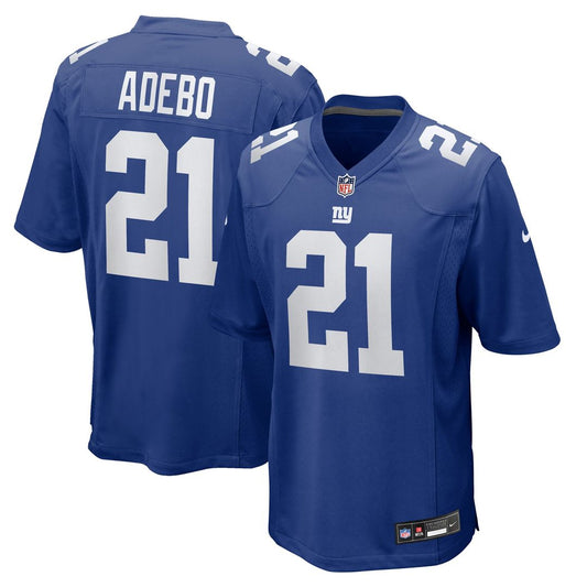 New York Giants Paulson Adebo Nike Royal Game Jersey product image 1