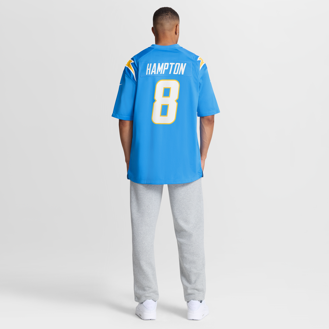 Los Angeles Chargers Omarion Hampton Nike Powder Blue Game product image 5