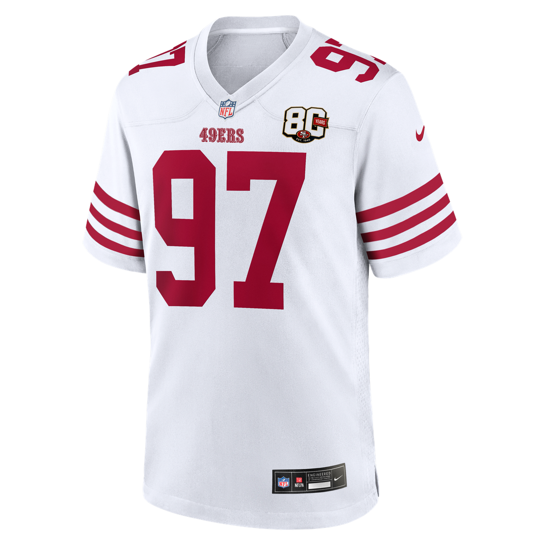 San Francisco 49ers Nick Bosa Nike Scarlet 80th Anniversary product image 22