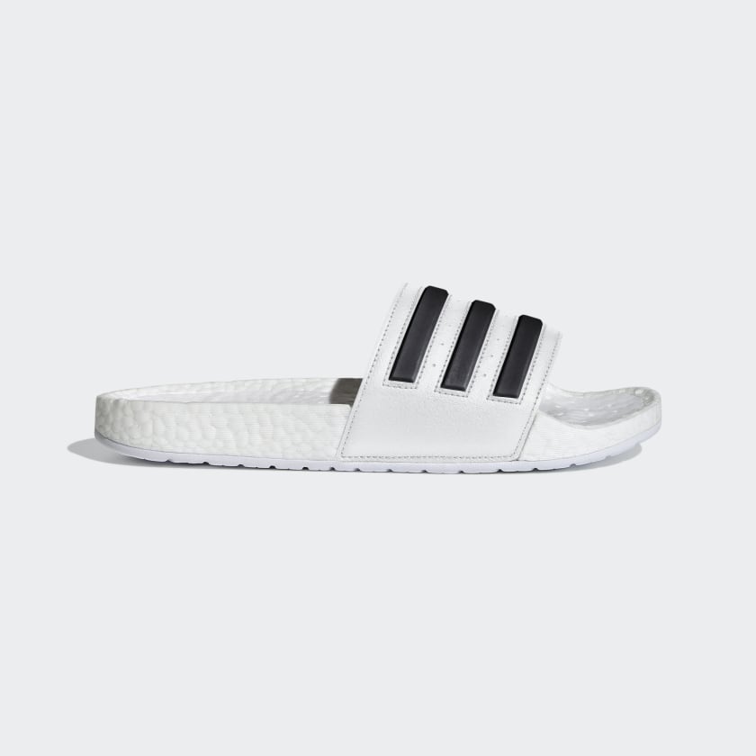Adidas Adilette Boost Slides White product image 1, provided for visual reference and product detail review