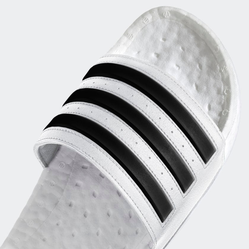 Adidas Adilette Boost Slides White product image 4, provided for visual reference and product detail review