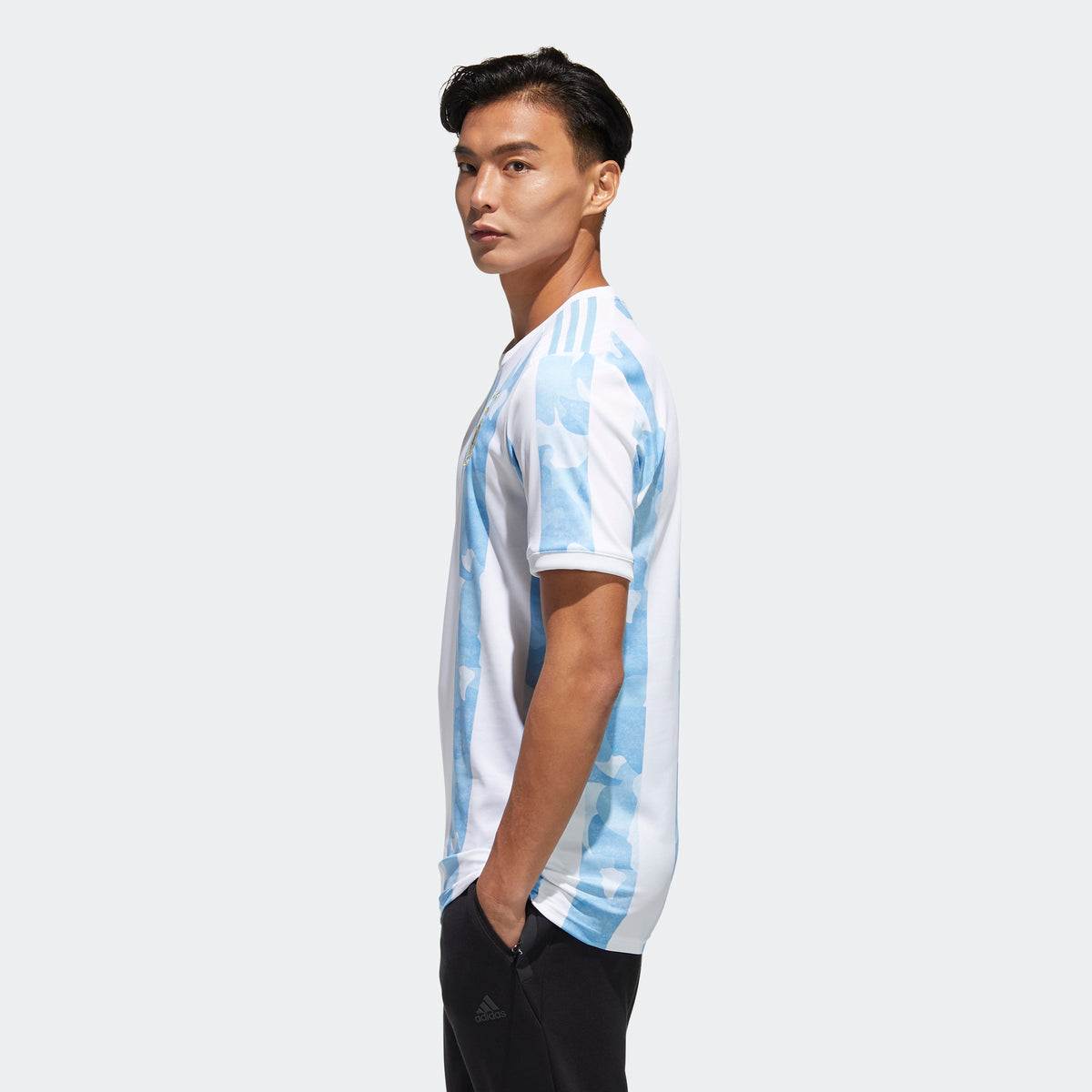 Argentina Home 2019/20 Jersey - White/Clear Blue product image 4, provided for visual reference and product detail review