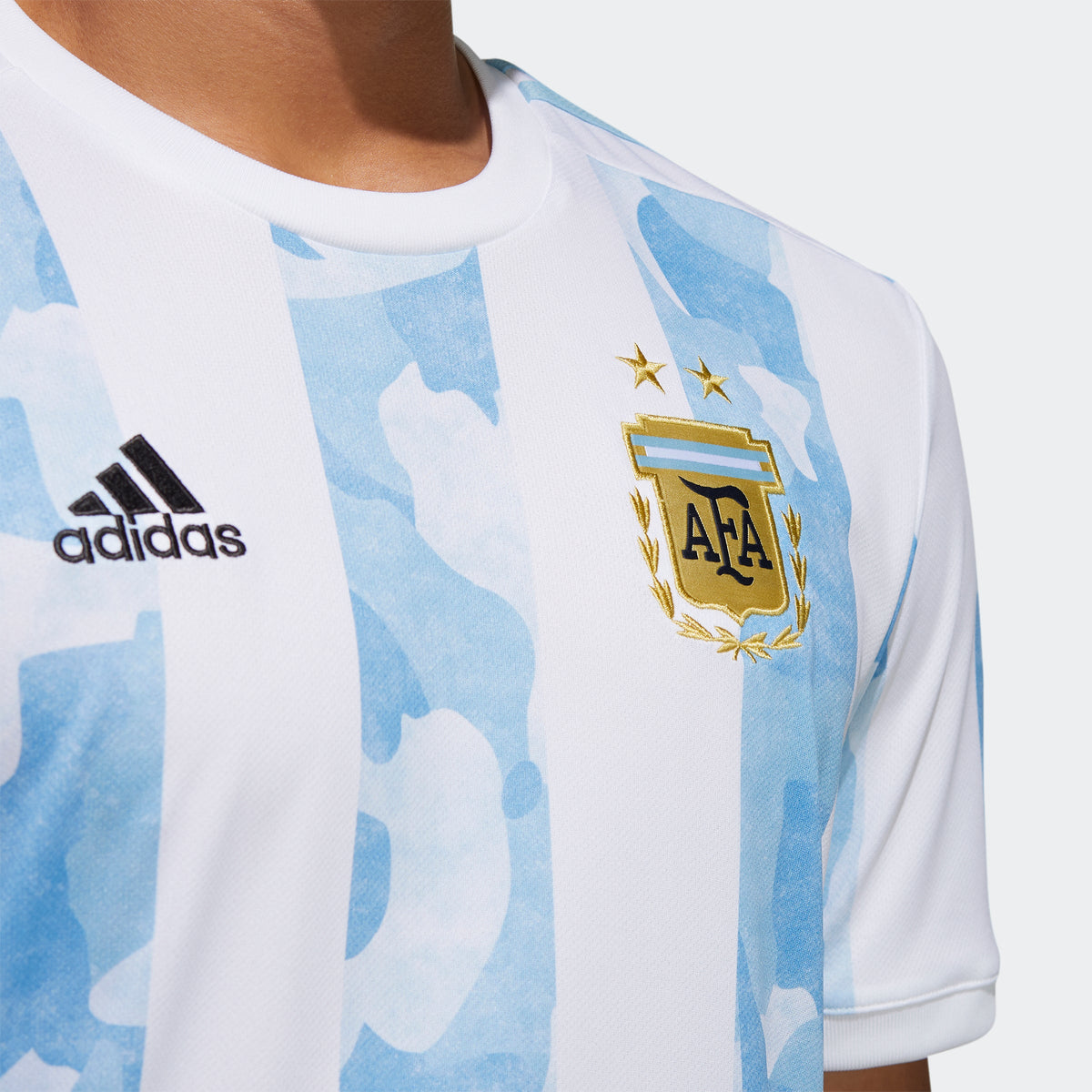 Argentina Home 2019/20 Jersey - White/Clear Blue product image 6, provided for visual reference and product detail review