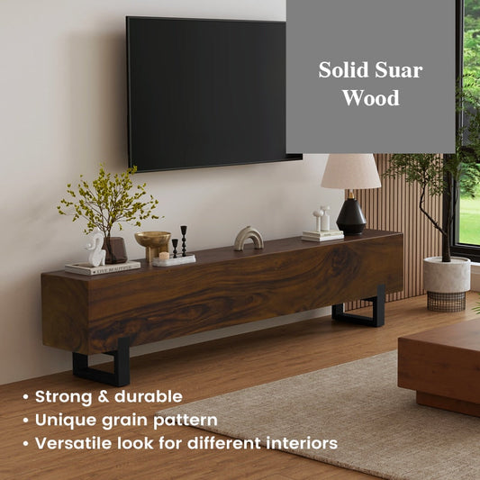 Ben Suar Wood TV Console