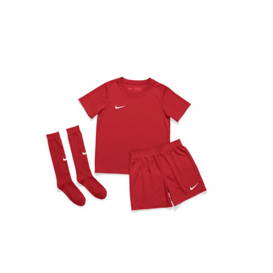 Nike Dri-FIT Park Little Kids' Soccer Kit product image 1, provided for visual reference and product detail review