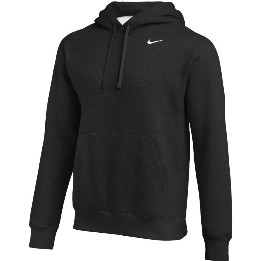 Nike Men Club Team Fleece Hood Black product image 1, provided for visual reference and product detail review