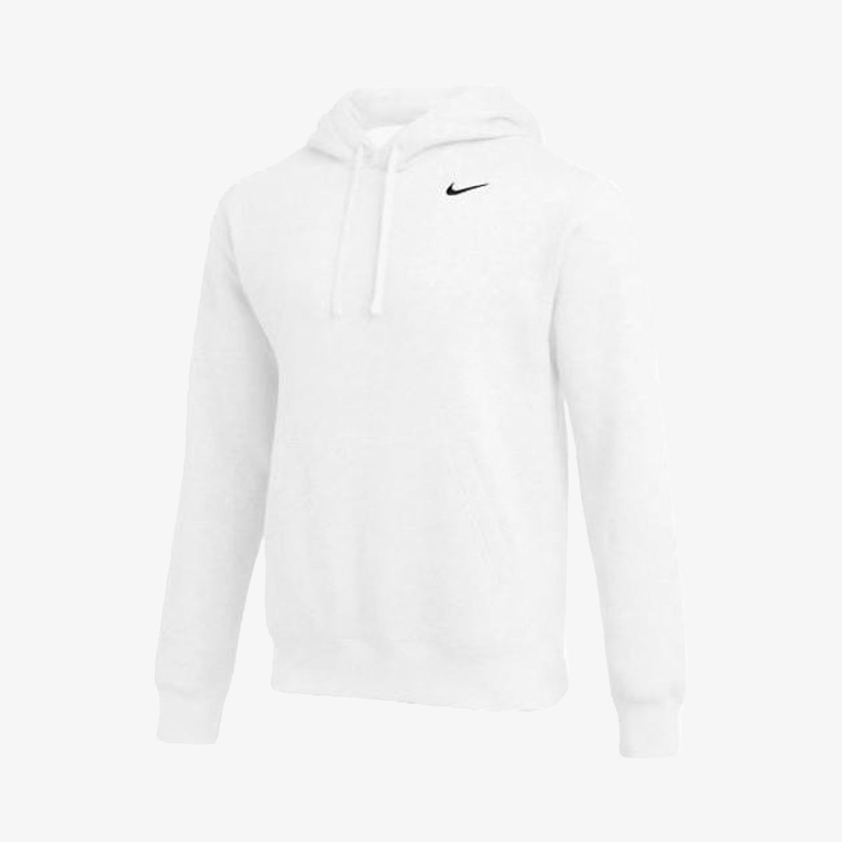 Nike Men Club Team Fleece Hood White product image 1, provided for visual reference and product detail review