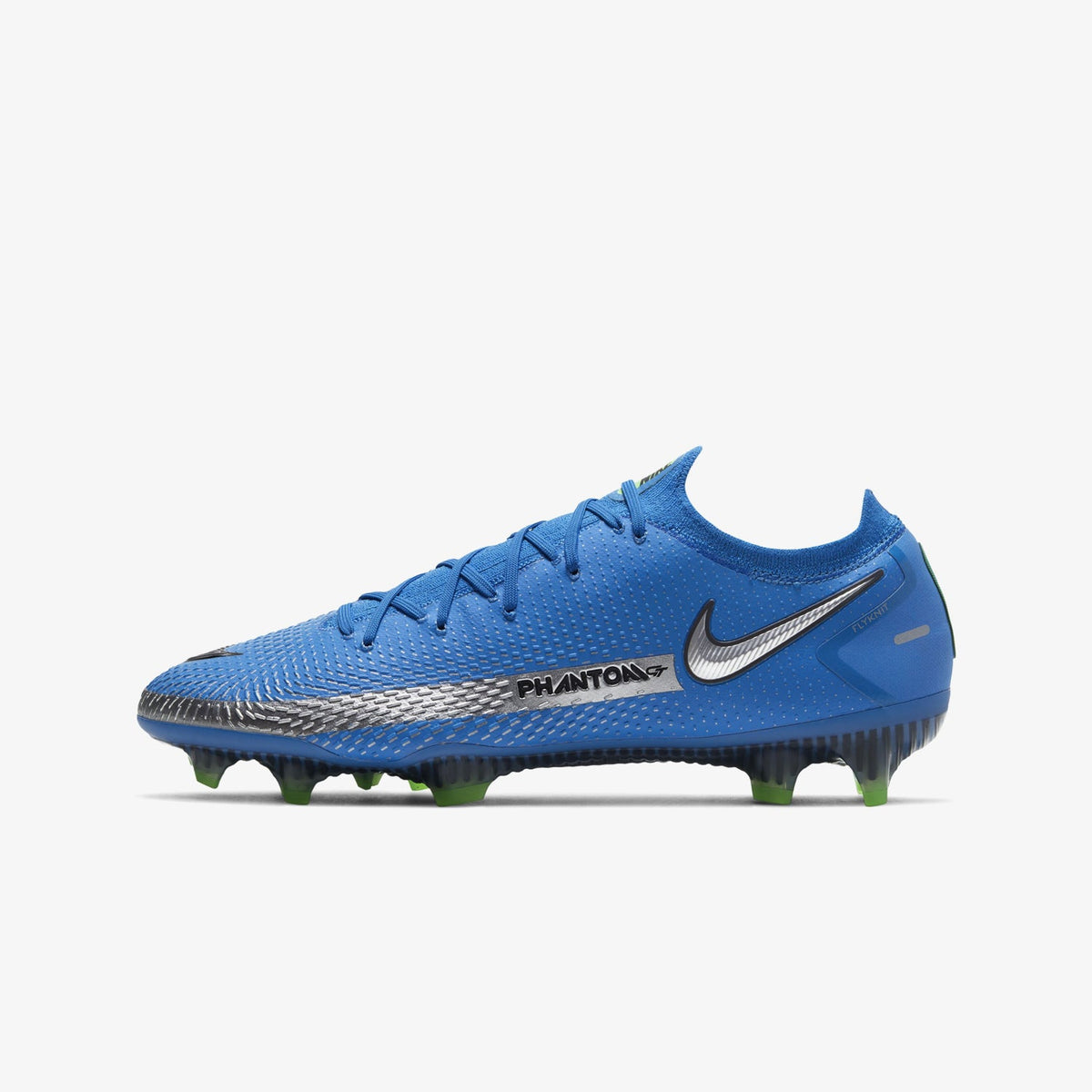 Phantom GT Elite Firm Ground Soccer Cleats Blue product image 1, provided for visual reference and product detail review