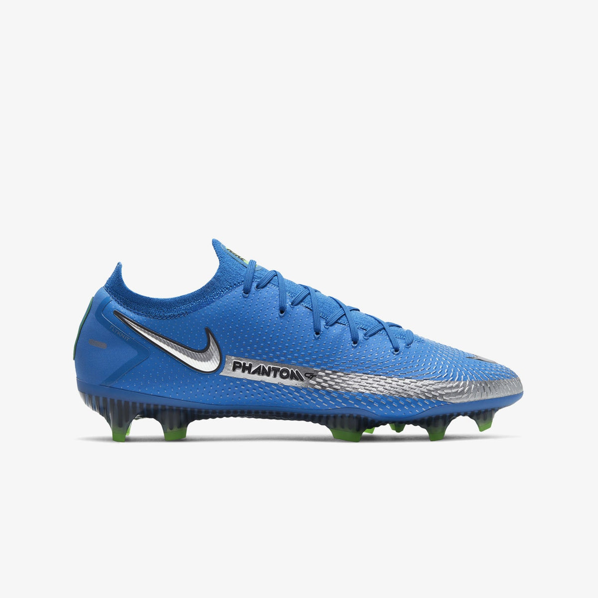 Phantom GT Elite Firm Ground Soccer Cleats Blue product image 3, provided for visual reference and product detail review
