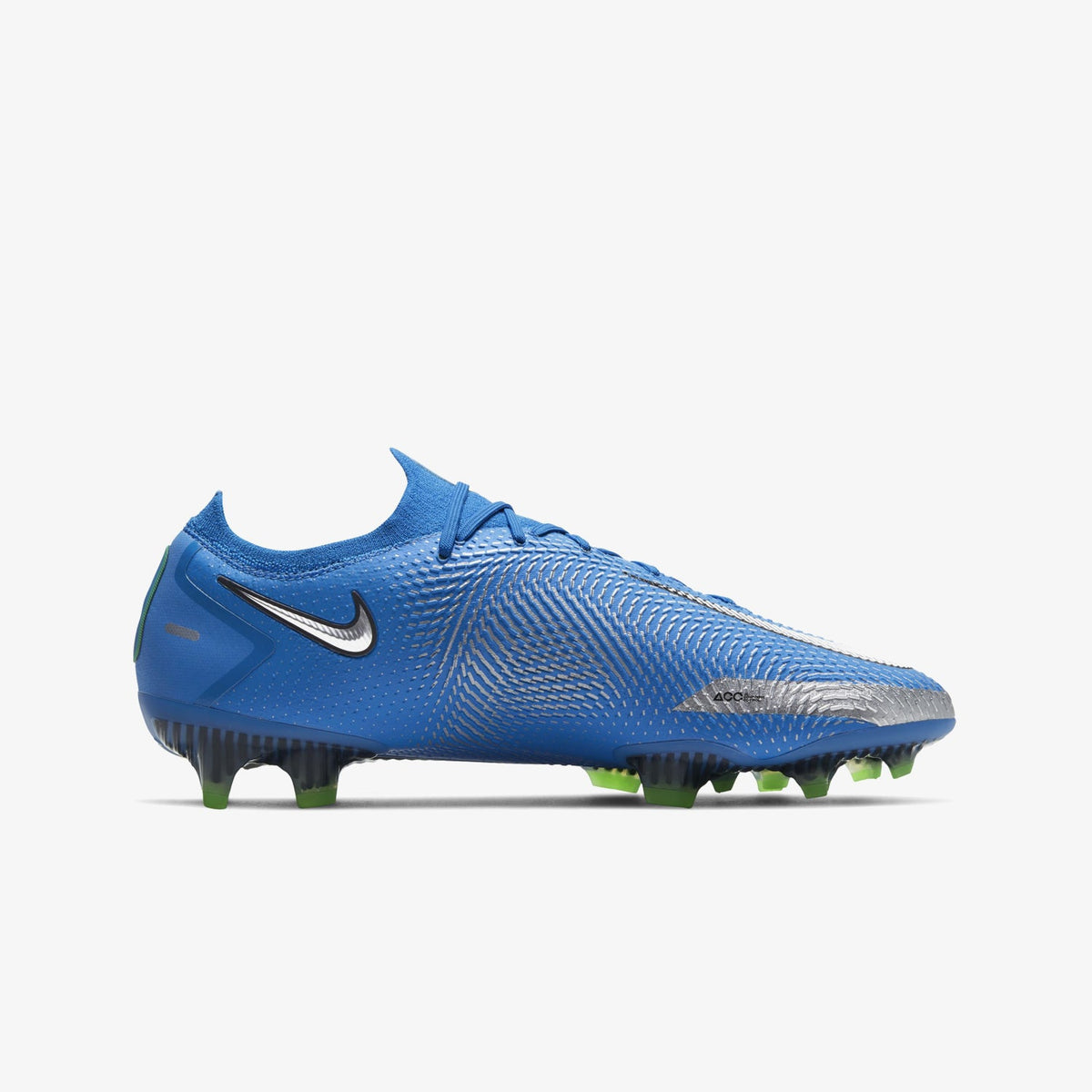 Phantom GT Elite Firm Ground Soccer Cleats Blue product image 2, provided for visual reference and product detail review