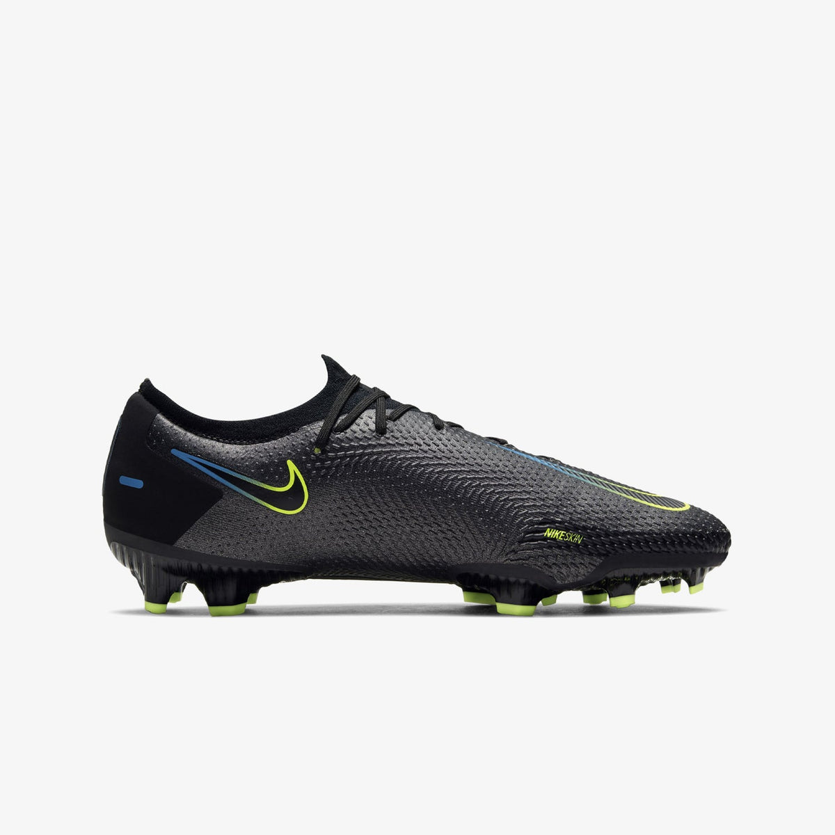 Phantom GT Pro FG Black Soccer Cleats product image 2, provided for visual reference and product detail review