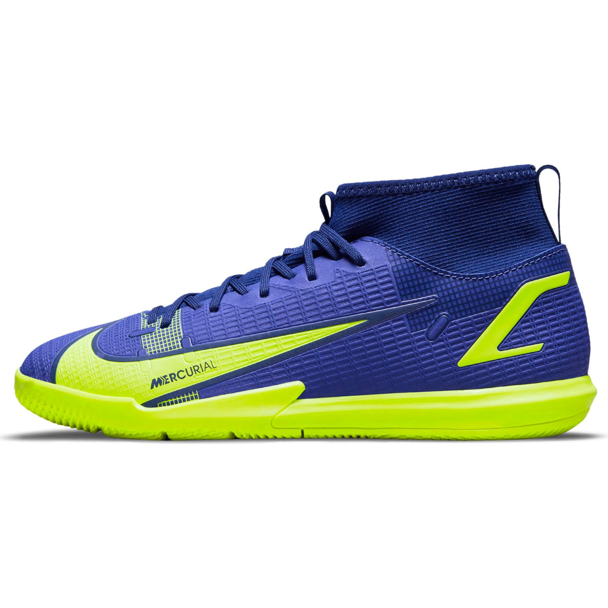 Nike Jr. Mercurial Superfly 8 Academy IC Indoor/Court Soccer Shoes product image 1, provided for visual reference and